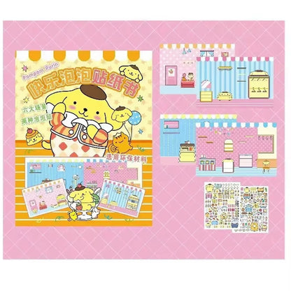 Discover the Magic of Sanrio with the Kuromi My Melody 3D Bubble Sticker Book - A Creative Gift for Girls 12+!